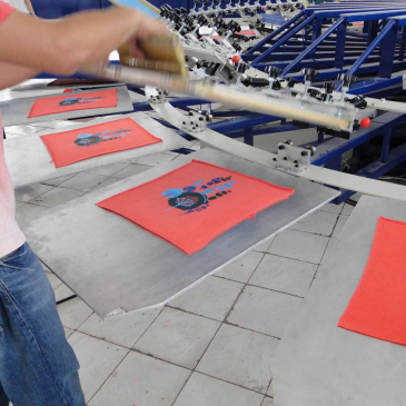 Screen Printing Polyester Mesh Fabric for Clothing